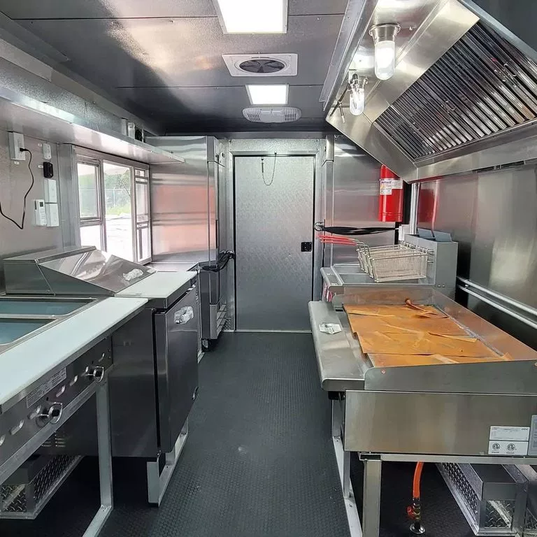 Food trailer build by Wander Food Trailers