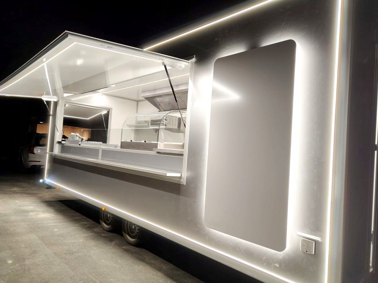 Food trailer build by Wander Food Trailers