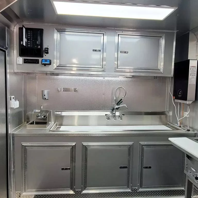 Food trailer build by Wander Food Trailers