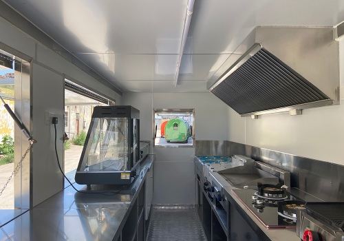 Food trailer build by Wander Food Trailers