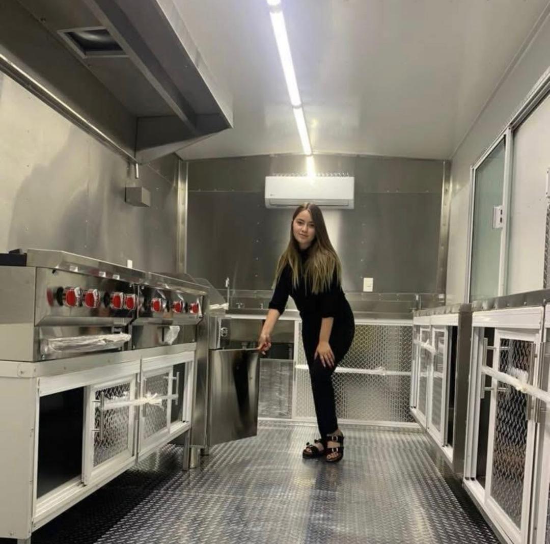 Food trailer build by Wander Food Trailers