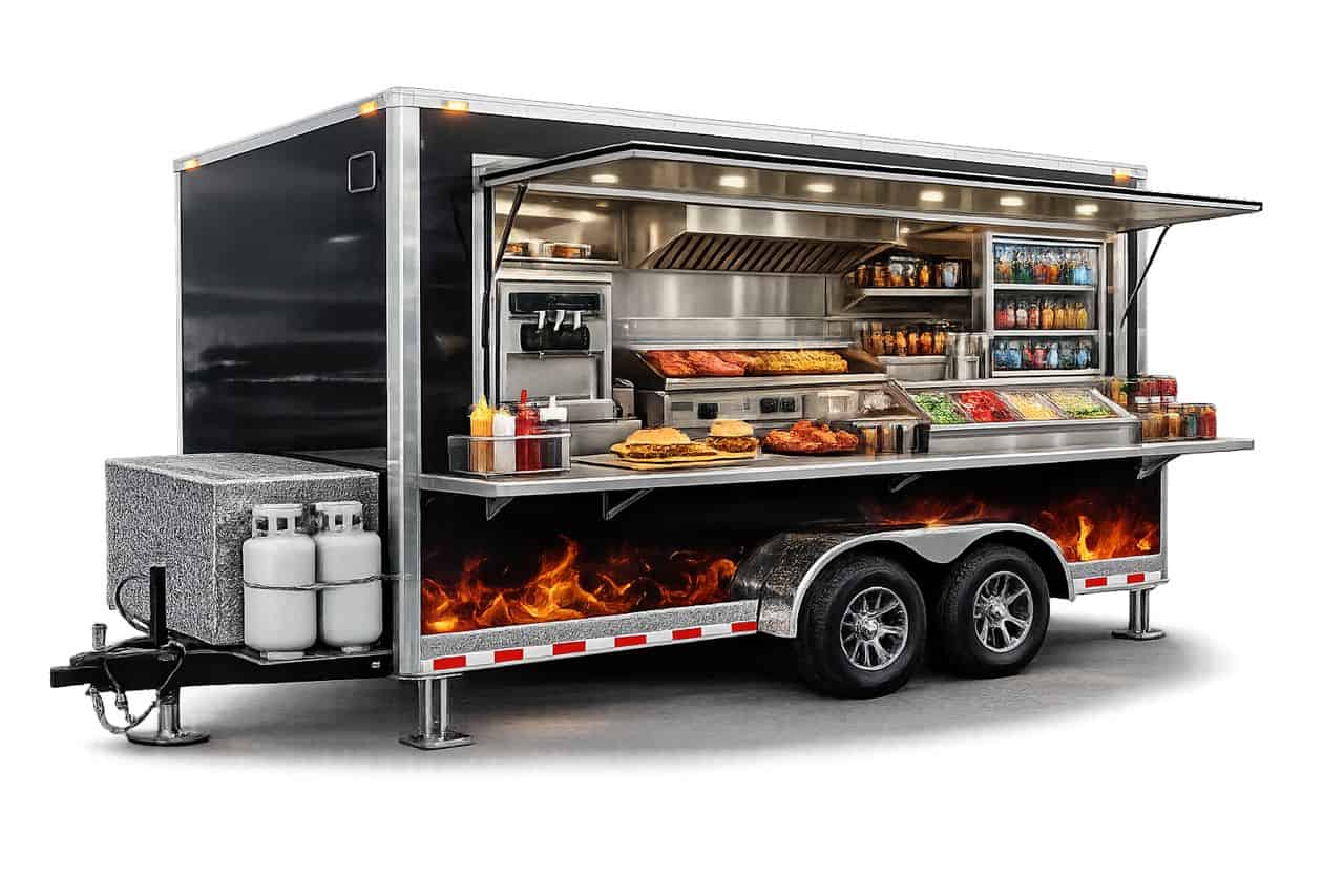Custom Food Trailers for sale