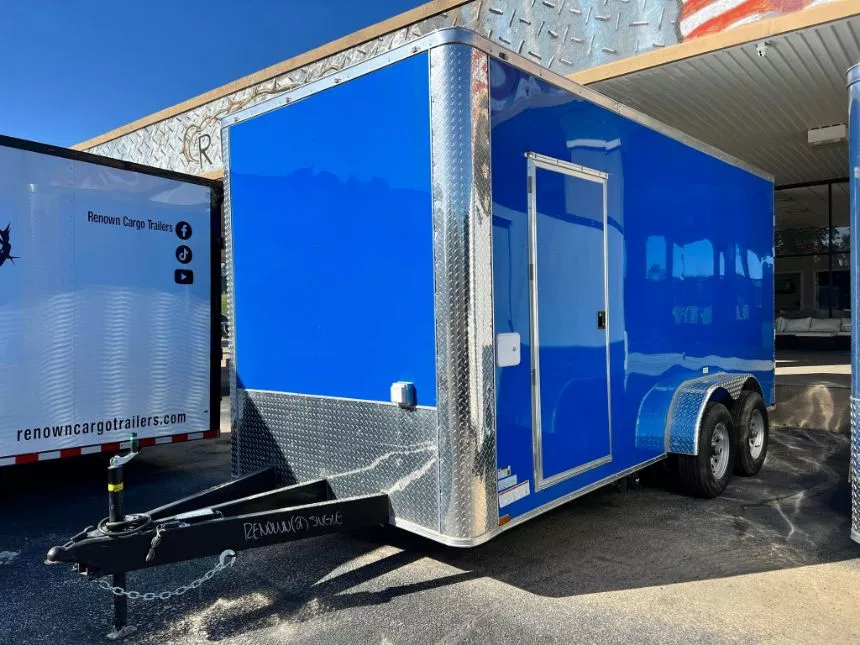 2025 7×16 TA Deep Blue Concession Trailer - Custom Food Trailer for sale