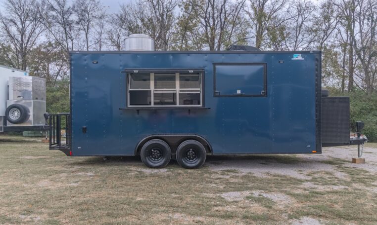 Trade Show Special! 8.5×20 Loaded Food Trailer thumbnail 2
