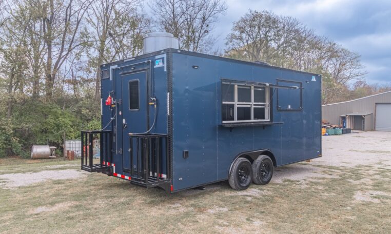 Trade Show Special! 8.5×20 Loaded Food Trailer - Custom Food Trailer for sale