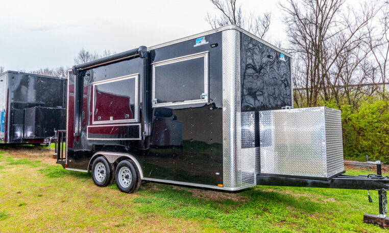 8.5×16 Equipped Food Trailer - Custom Food Trailer for sale