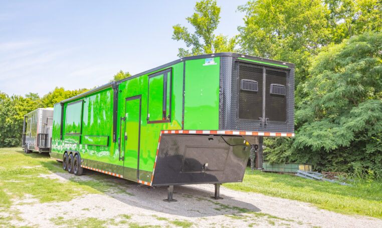 8.5×44 Fully Loaded Gooseneck Trailer - Custom Food Trailer for sale