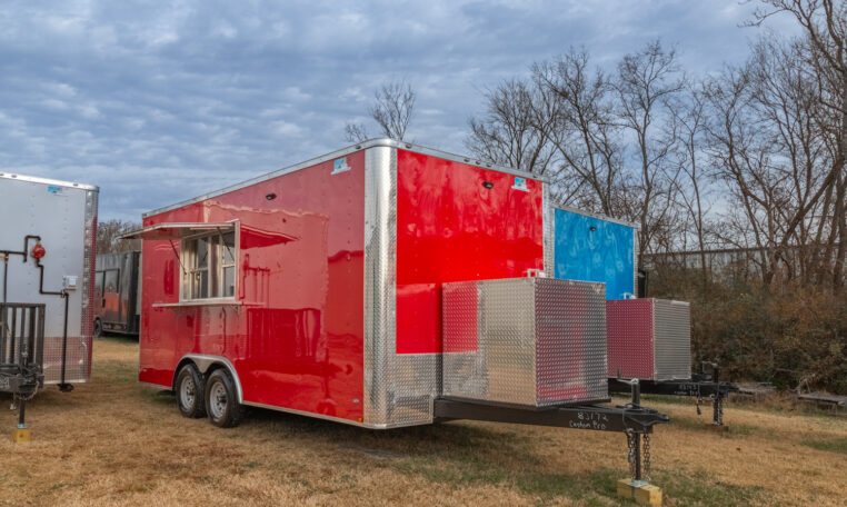 8.5×18 Equipped Food Trailer (8.5×18HR152) - Custom Food Trailer for sale