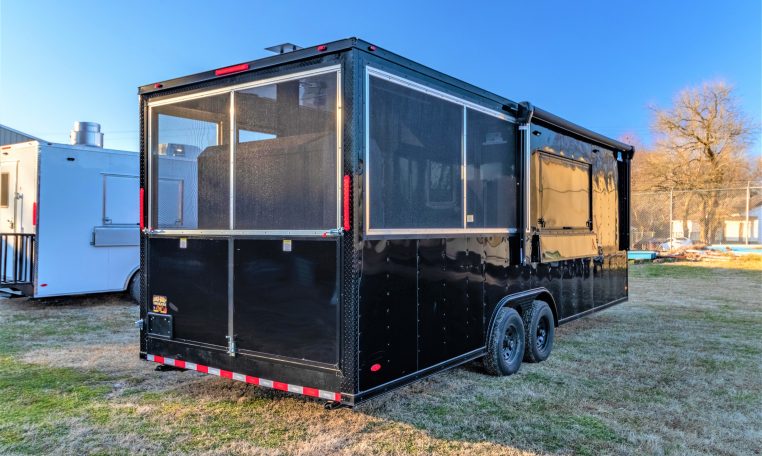 8.5×24 Blackout BBQ Trailer with Smoker 8.5×24PBBO529 thumbnail 5