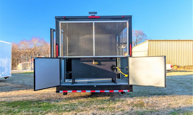 8.5×24 Blackout BBQ Trailer with Smoker 8.5×24PBBO529 thumbnail 6