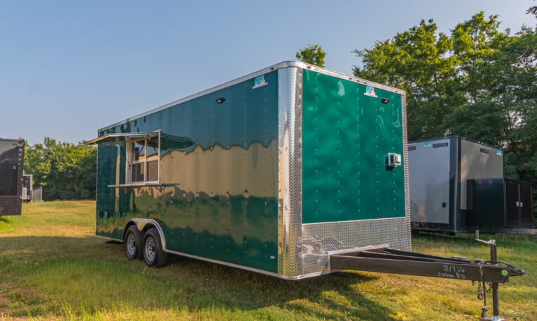 8.5×22 Emerald Green Loaded Trailer (8.5×22HEG160) thumbnail 2