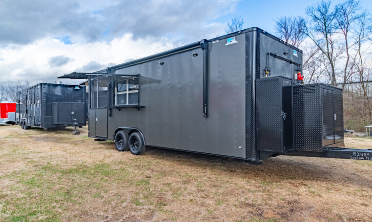 8.5×24 Blackout BBQ Trailer thumbnail 3