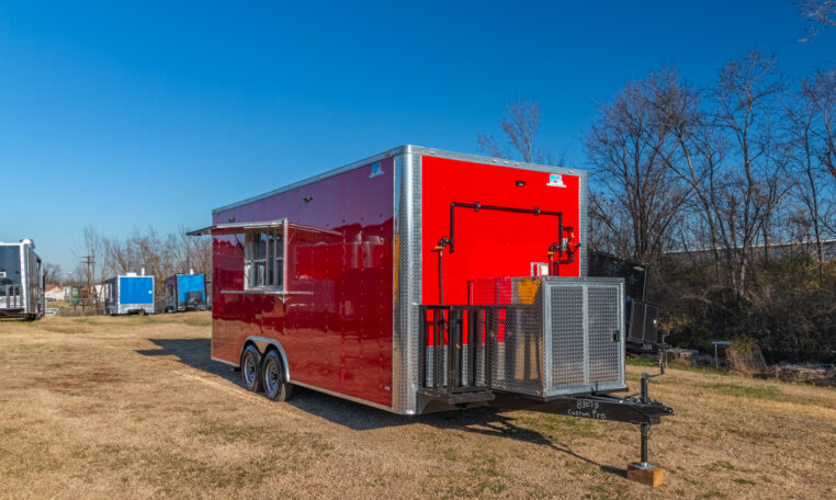 8.5×20 Equipped Food Trailer(8.5×20HR156) - Custom Food Trailer for sale
