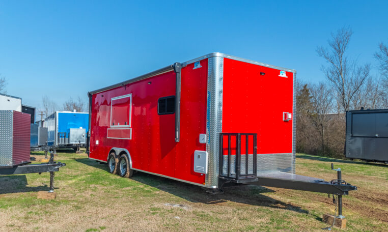 8.5×24 Equipped Food Trailer - Custom Food Trailer for sale