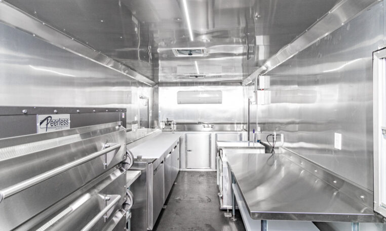 8.5×22 Equipped Pizza Trailer - White (8.5×22HW153) thumbnail 5
