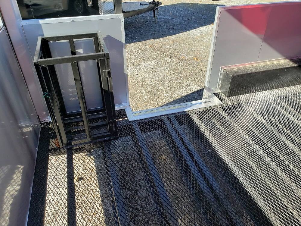 8.5' x 24' Red Porch Food BBQ Concession trailer thumbnail 13