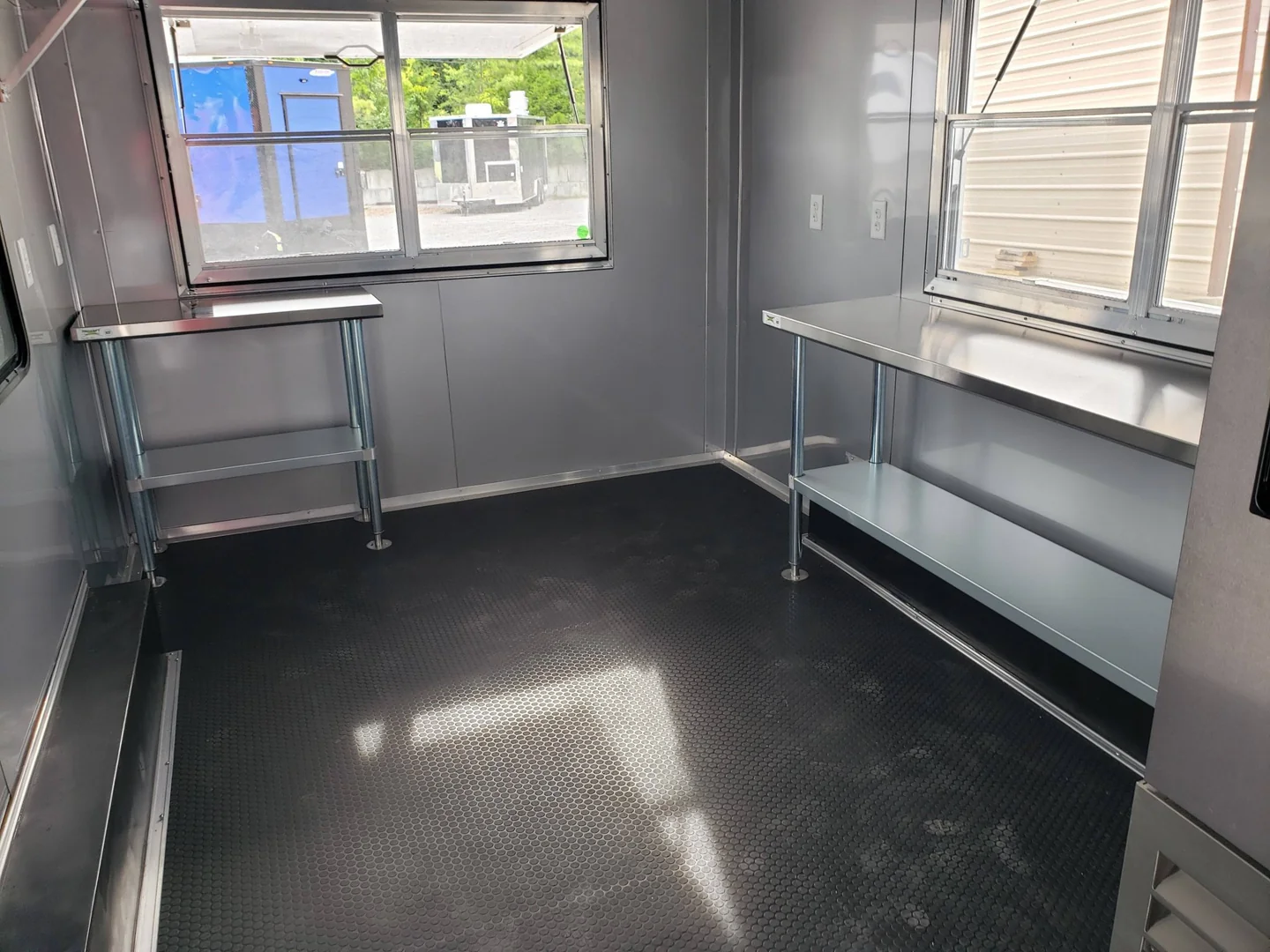 8.5' x 16' Penske Yellow Ice Cream Concession Trailer thumbnail 4
