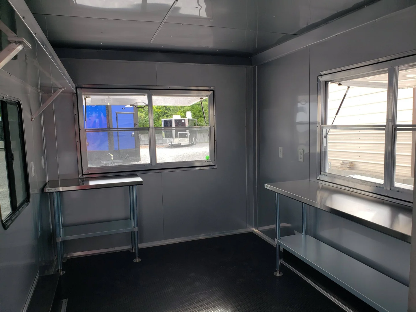 8.5' x 16' Penske Yellow Ice Cream Concession Trailer thumbnail 3