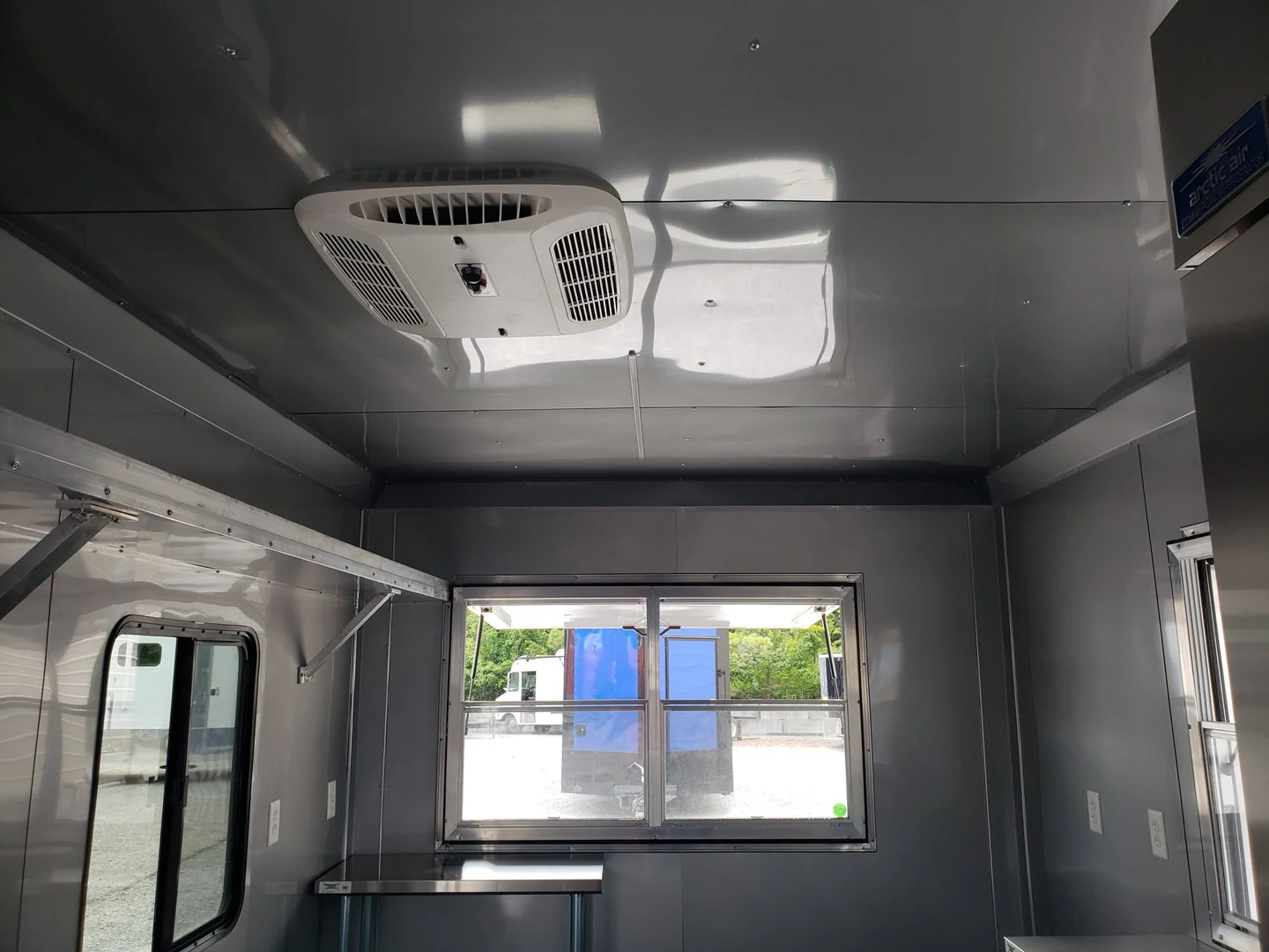 8.5' x 16' Penske Yellow Ice Cream Concession Trailer thumbnail 2