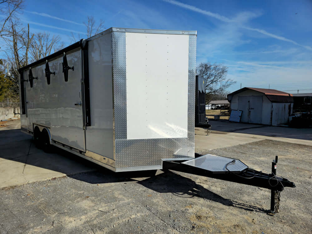 Model: 8.5' x 24' White Stage and Marketing Trailer thumbnail 17