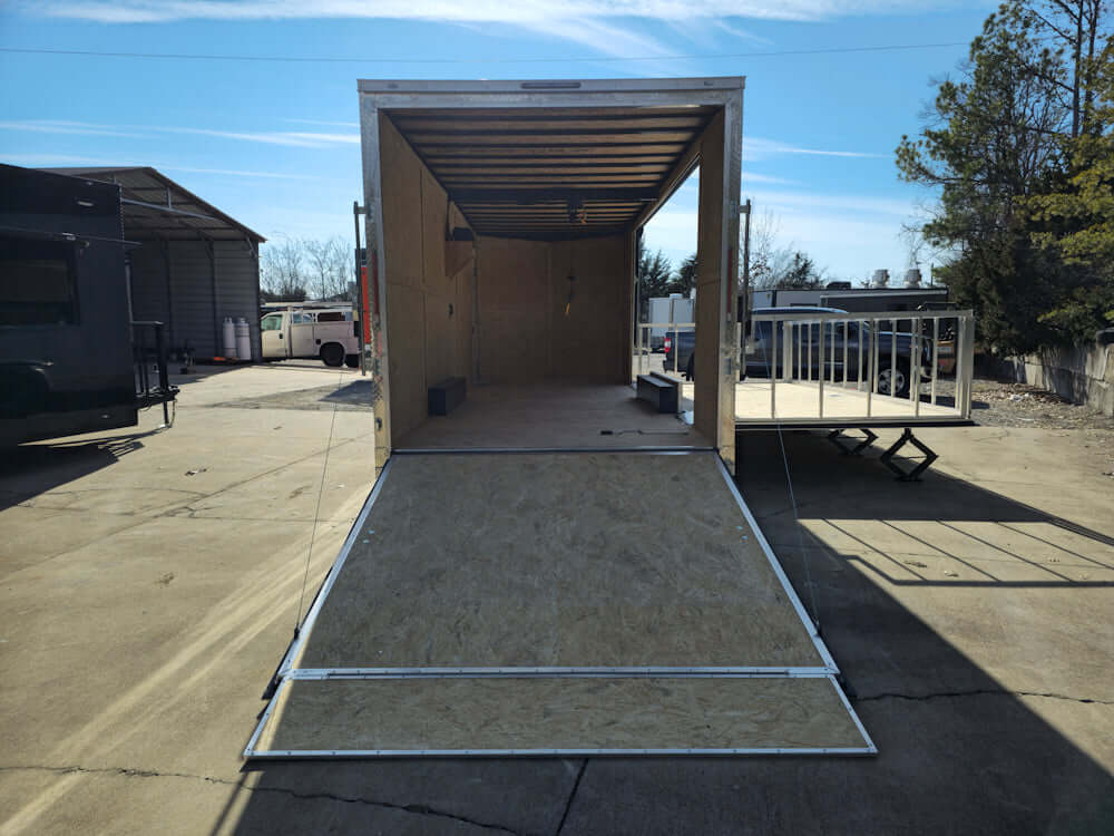Model: 8.5' x 24' White Stage and Marketing Trailer thumbnail 7