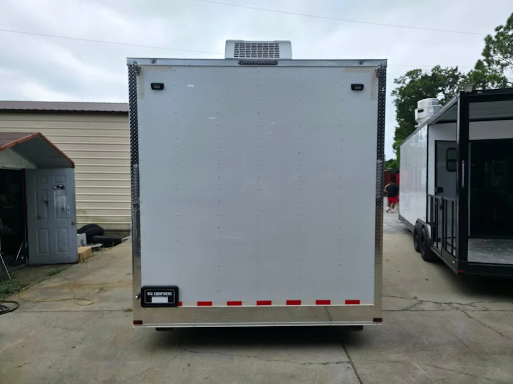 8.5' x 16' White ice Cream Concession Trailer Food Event Catering thumbnail 6