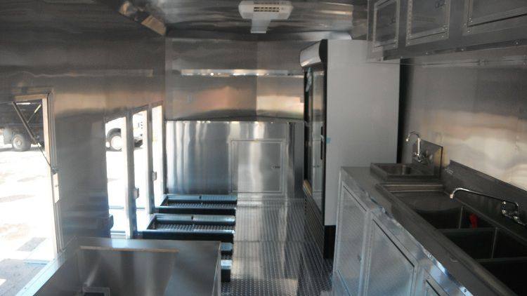 NEW 8.5' x 20' Orange Ice Cream Trailer / Smoothie / Yogurt Concession Trailer thumbnail 2