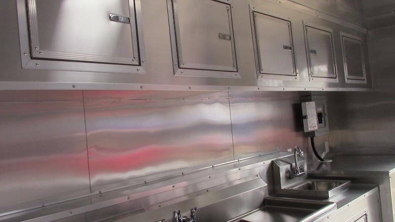 8.5' x 18' Orange Ice Cream Concession Trailer thumbnail 5