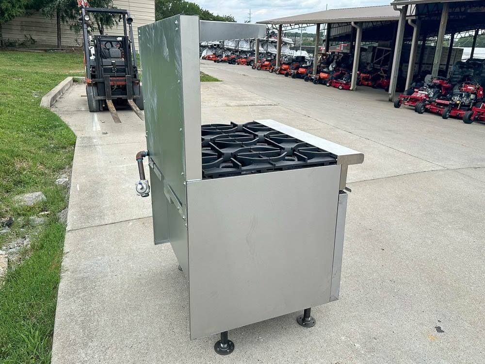 Model: Asber AER-6-36-NG 36" 6-Burner Natural Gas Restaurant Range w/ Oven thumbnail 9