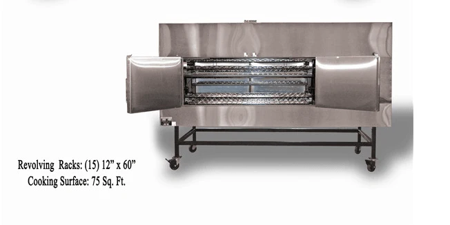 Ole Hickory Pits SSE Rotating Front-Loading Commercial BBQ smoker thumbnail 4