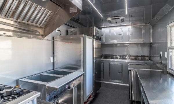 8.5x24 Blackout BBQ Trailer with Smoker 8.5x24PBBO529 - Image 2