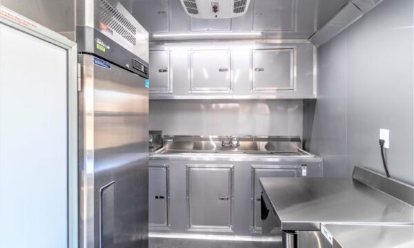 8.5x24 Blackout BBQ Trailer with Smoker 8.5x24PBBO529 - Image 12