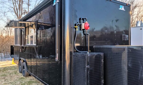 8.5x24 Blackout BBQ Trailer with Smoker 8.5x24PBBO529 - Image 4