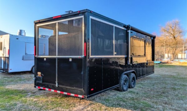 8.5x24 Blackout BBQ Trailer with Smoker 8.5x24PBBO529 - Image 5