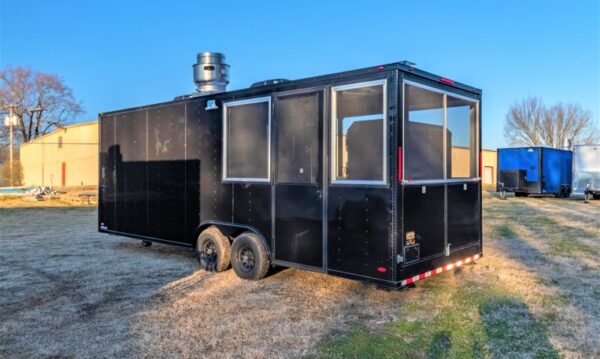 8.5x24 Blackout BBQ Trailer with Smoker 8.5x24PBBO529 - Image 7