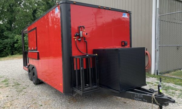 8.5x22 Red Blackout BBQ Trailer(8.5X22PRBO540) - Image 5
