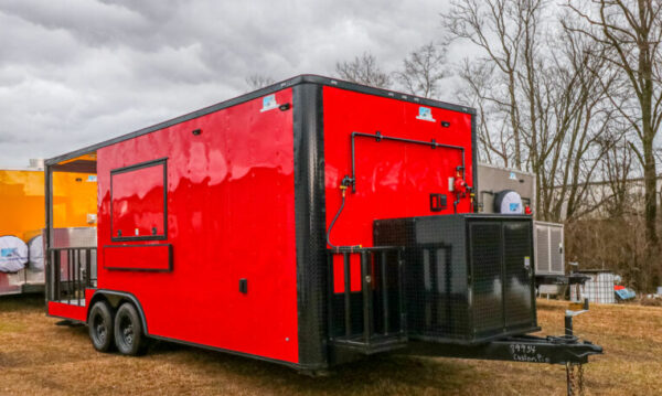 8.5x22 Red Blackout BBQ Trailer(8.5X22PRBO540) - Image 12