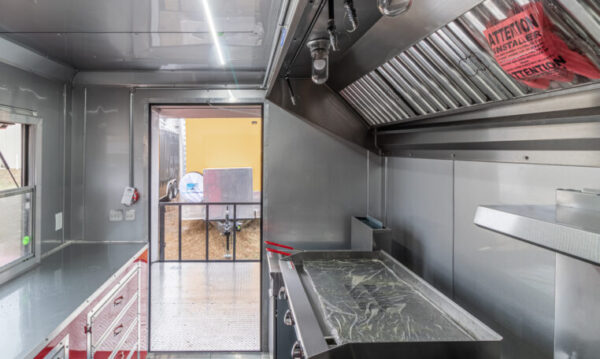 8.5x22 Red Blackout BBQ Trailer(8.5X22PRBO540) - Image 23