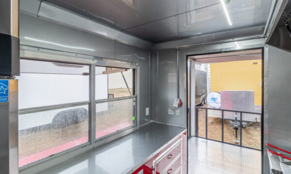 8.5x22 Red Blackout BBQ Trailer(8.5X22PRBO540) - Image 24