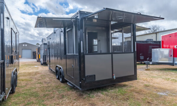 8.5X24 Equipped Black Out BBQ Trailer (8.5x24PCGBO549) - Image 4