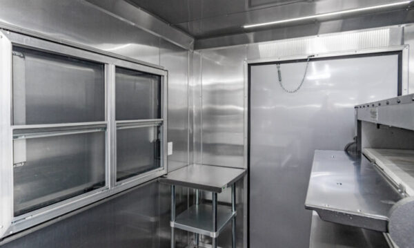 8.5x22 Equipped Pizza Trailer - White (8.5X22HW153) - Image 2