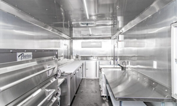 8.5x22 Equipped Pizza Trailer - White (8.5X22HW153) - Image 5
