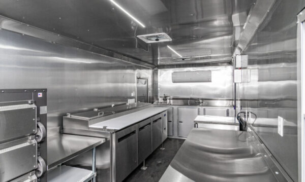 8.5x22 Equipped Pizza Trailer - White (8.5X22HW153) - Image 8