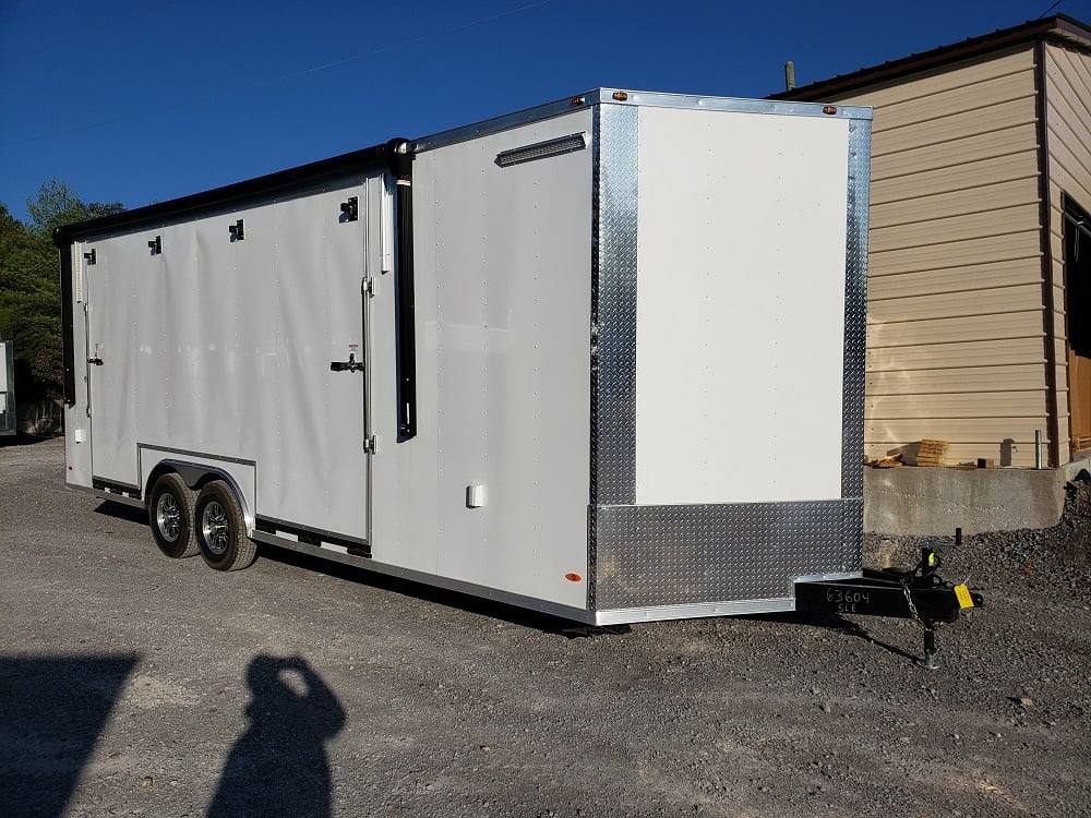Model: 8.5' x 24' White Stage Event Trailer - Image 16