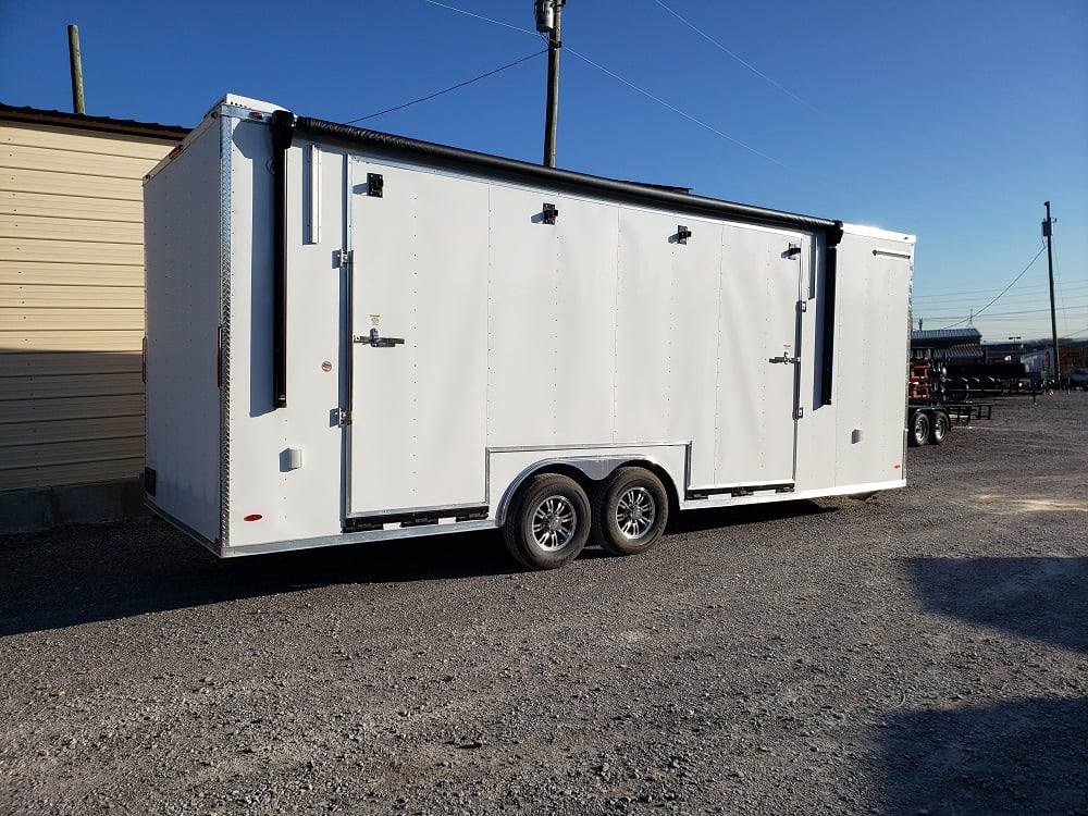 Model: 8.5' x 24' White Stage Event Trailer - Image 17