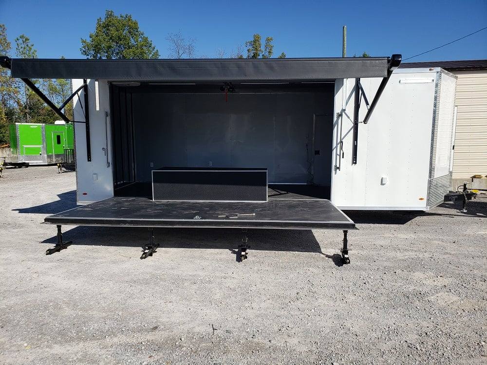 Model: 8.5' x 24' White Stage Event Trailer - Image 22