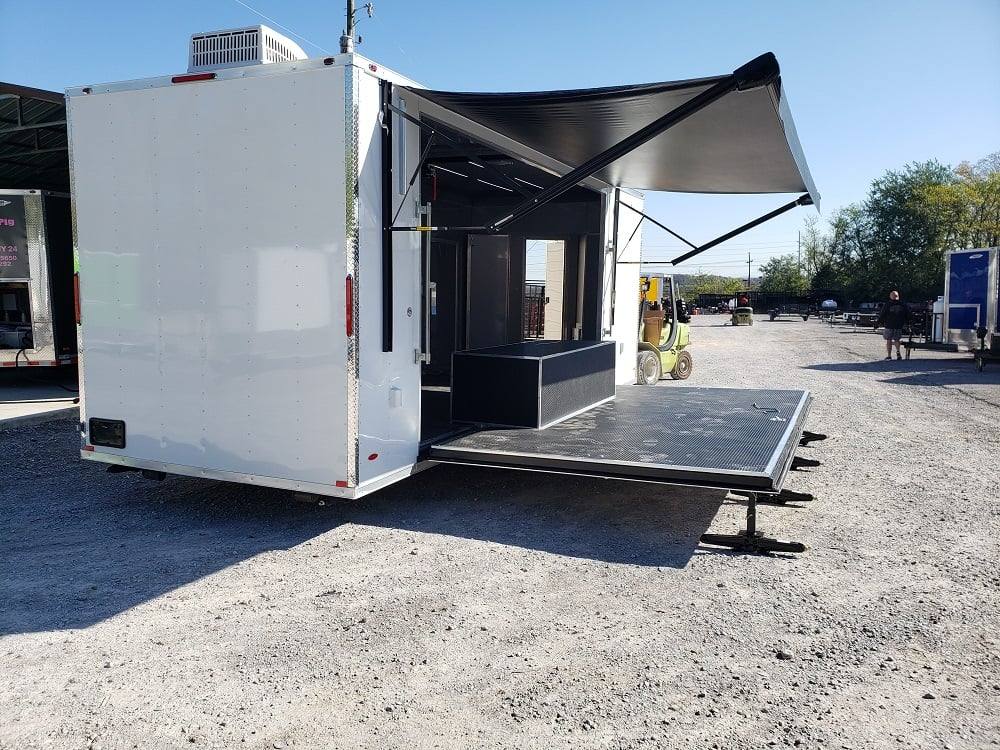 Model: 8.5' x 24' White Stage Event Trailer - Image 18