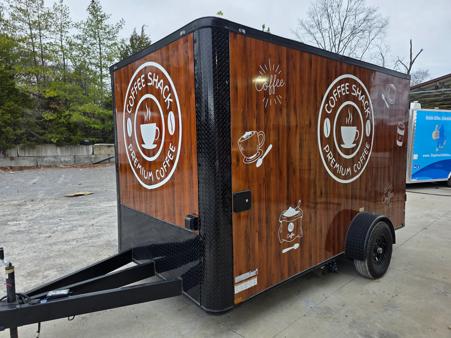 7' x 12' Coffee Theme Trailer – Compact, Turnkey & Ready to Serve - Image 10