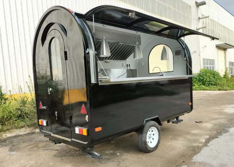 FR300D Roundtop Hot Dog Stand Trailer