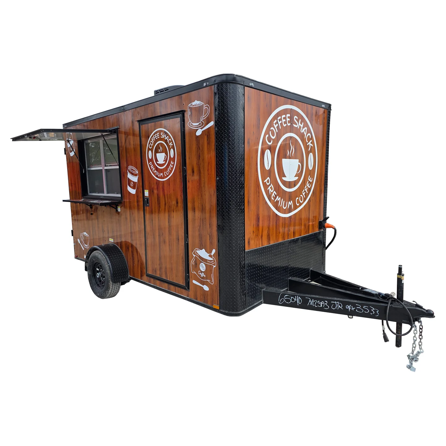 7' x 12' Coffee Theme Trailer – Compact, Turnkey & Ready to Serve